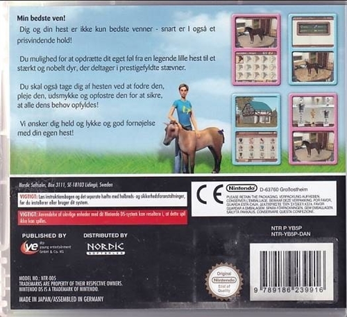 Jeg Elsker Heste - Min bedste ven - Nintendo DS (B Grade) (Genbrug)
